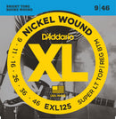 Strängset Elgitarr Nickel Wound 009-046