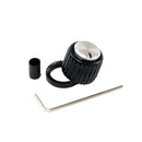 LokNob Large Plastic - Black/Silver