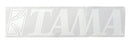 Tama logo dekal, White