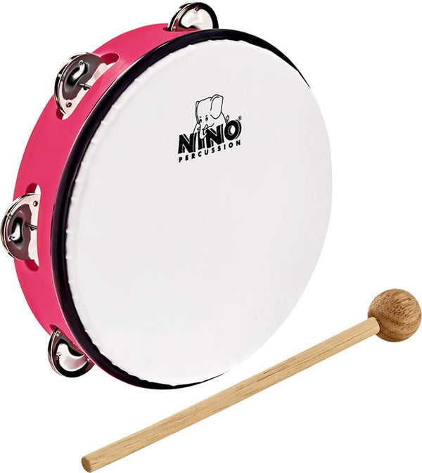 Jingle Drum ABS 8'', Strawberry Pink