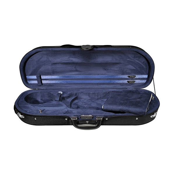 Leonardo VC-1844 Violin Case 4/4 - Black/Blue