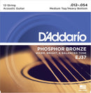 Strängset Western Phosphor Bronze 12-strängat 012-054