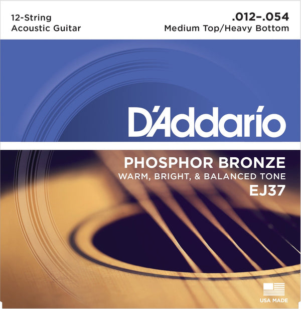 Strängset Western Phosphor Bronze 12-strängat 012-054