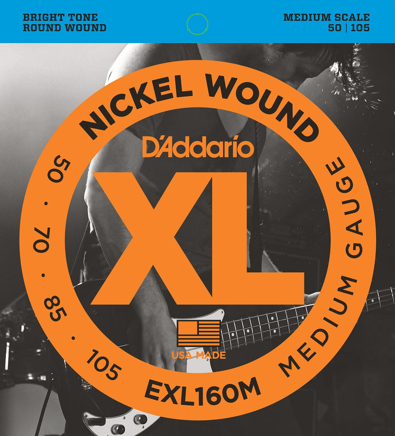 Strängset Elbas Nickel Wound 050 - 105 (Medium Scale) Medium