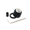 LokNob Large Plastic - Black/Silver