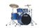 SC Walnut/Birch 4-shellkit (10,12,16,22), Lacquer Ocean Blue Ripple