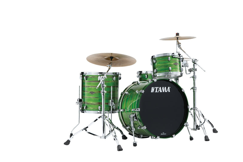 SC Walnut/Birch 3-shellkit (12,16,22), Lacquer Shamrock Oyster