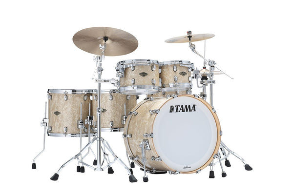 SC Walnut/Birch 5-shellkit (10,12,14,16,22), Vintage Marine Pearl