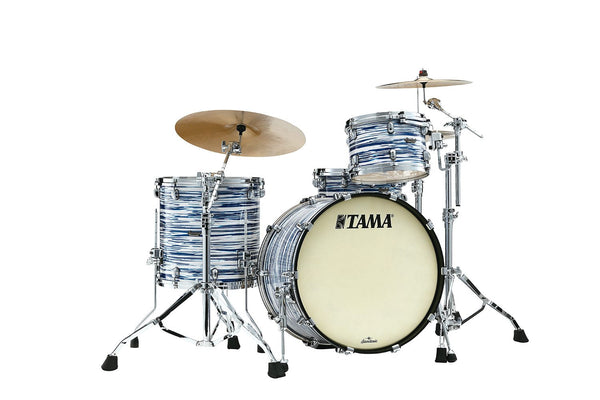 SC Maple 3-shellkit (12,16,22), Blue & White Oyster