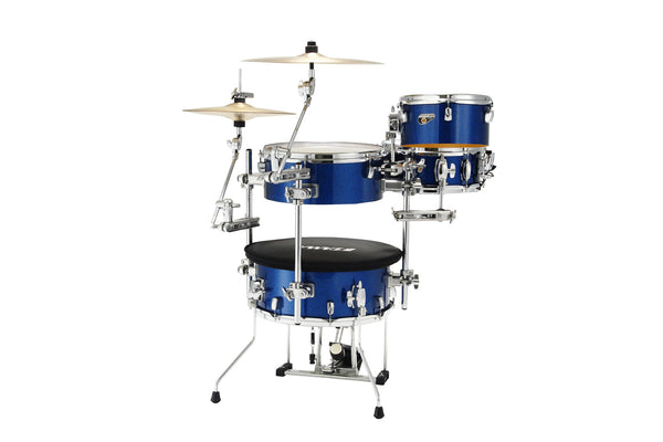 Coctail-JAM Shell Kit med pedal och bag, Indigo Sparkle