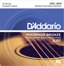 Strängset Western Phosphor Bronze 12-strängat 012-054