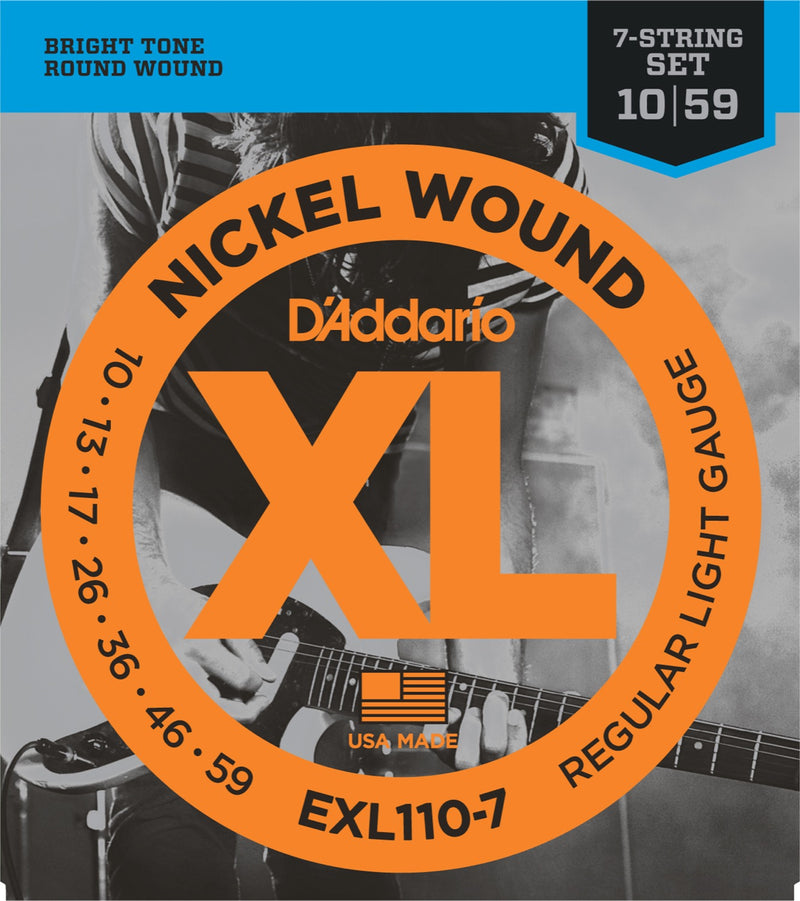 Strängset Elgitarr Nickel Wound 010-059 (7-Strängset)