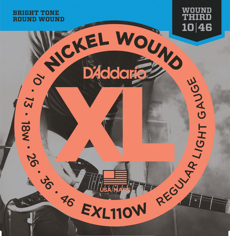 Strängset Elgitarr Nickel Wound 010-046