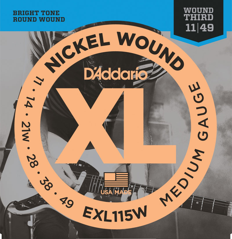 Strängset Elgitarr Nickel Wound 011-049