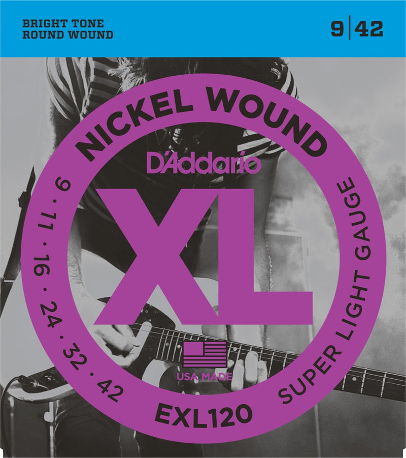 Strängset Elgitarr Nickel Wound 009-042