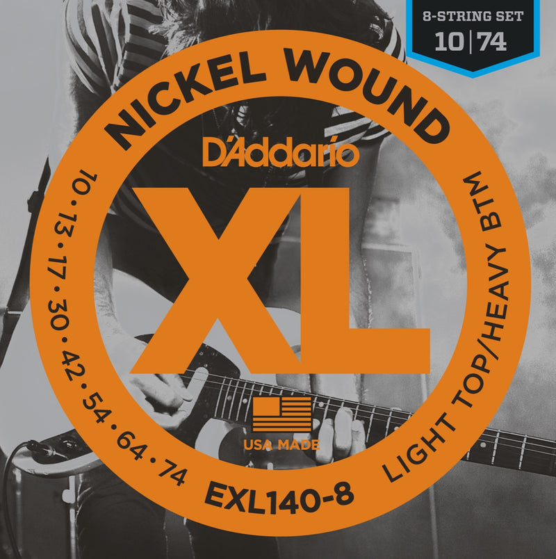 Strängset Elgitarr Nickel Wound 010-074 (8-Strängset)