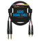 Boston AC-Series Dual Tele - Dual RCA 0.75 m