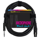 Boston Black Jack Microphone Cable XLR (f) - Tele (bal) 5.0