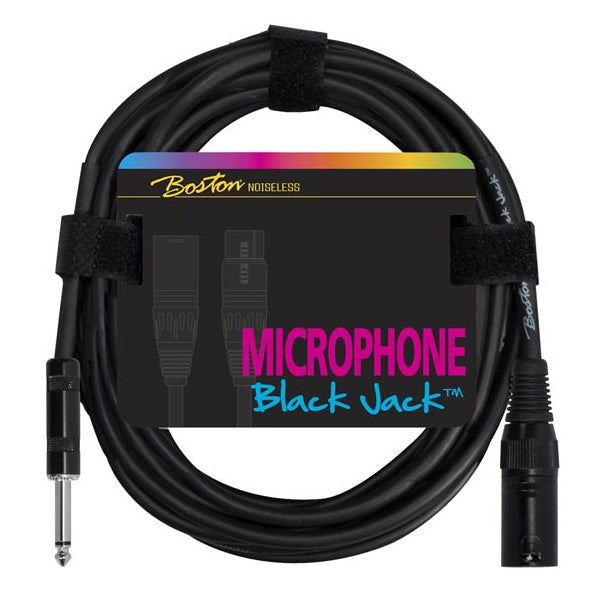 Boston Black Jack Microphone Cable XLR (m) - Tele 1.0