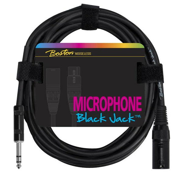 Boston Black Jack Microphone Cable XLR (m) - Tele (bal) 10.0