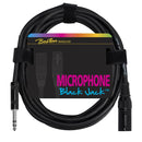 Boston Black Jack Microphone Cable XLR (m) - Tele (bal) 1.0