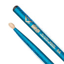 Vater Color Wrap 5A Blue Sparkle Wood Tip