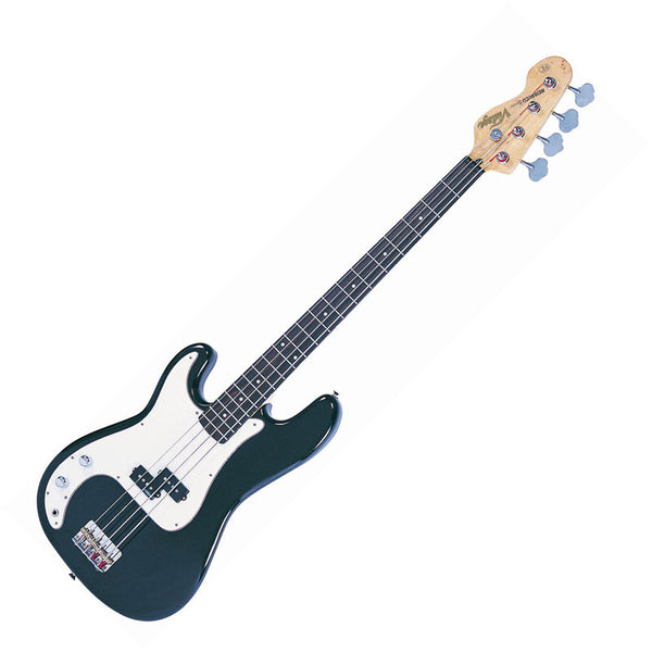 VINTAGE LEFT HAND BASS GUITAR,BLACK