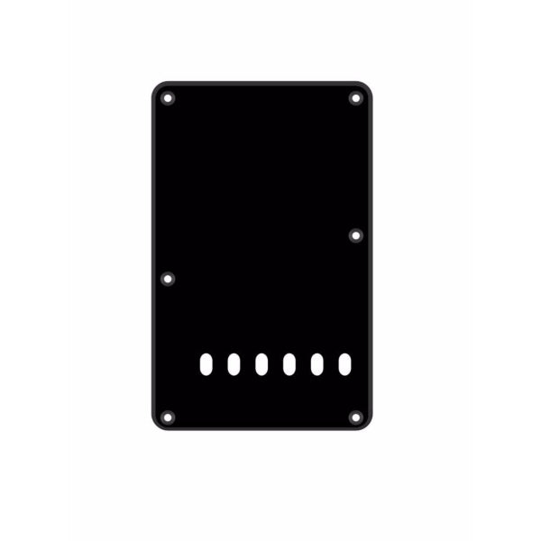 Boston BP-113 Strat Back Plate - Black Matte