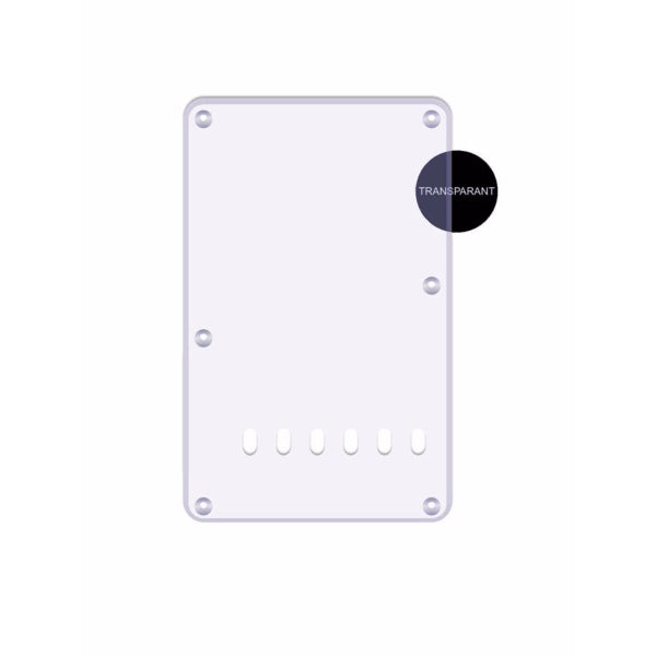 Boston BP-113 Strat Back Plate - Transparent