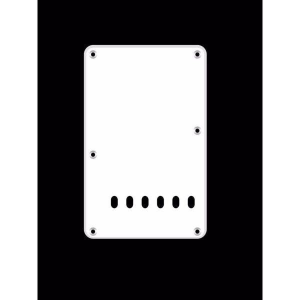 Boston BP-113 Strat Back Plate - White