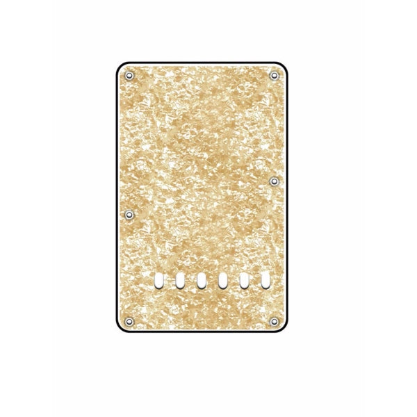 Boston BP-313 Strat Back Plate - Pearl Cream