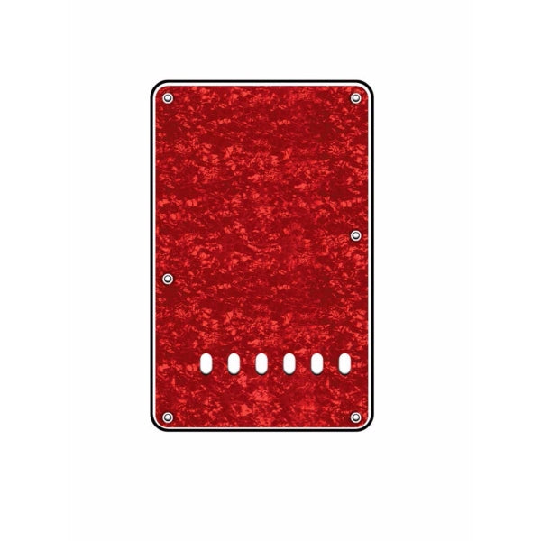 Boston BP-313 Strat Back Plate - Pearl Red