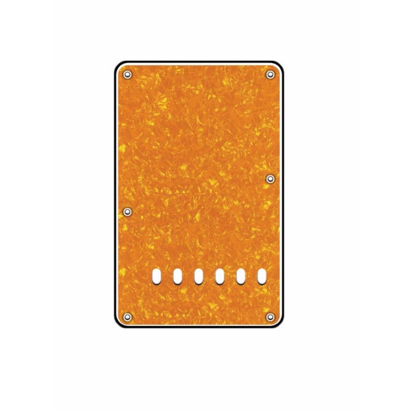 Boston BP-313 Strat Back Plate - Pearl Yellow