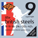 Rotosound BS9 British Steels - Super Light 9-42