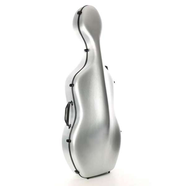 Leonardo CC-644 Cello Case 4/4 Brushed Silver