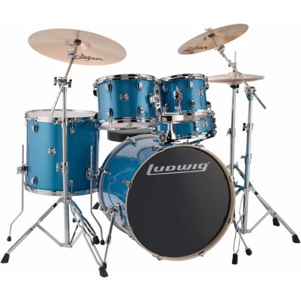 Ludwig Element Evolution 22" inkl. hardware - Blue Sparkle