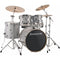 Ludwig Element Evolution 22" inkl. hardware - Silver/White Sparkle