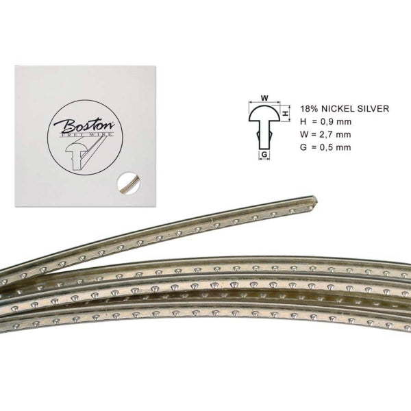 Boston Fret Wire 5 m - 6130 Medium Jumbo Vintage L