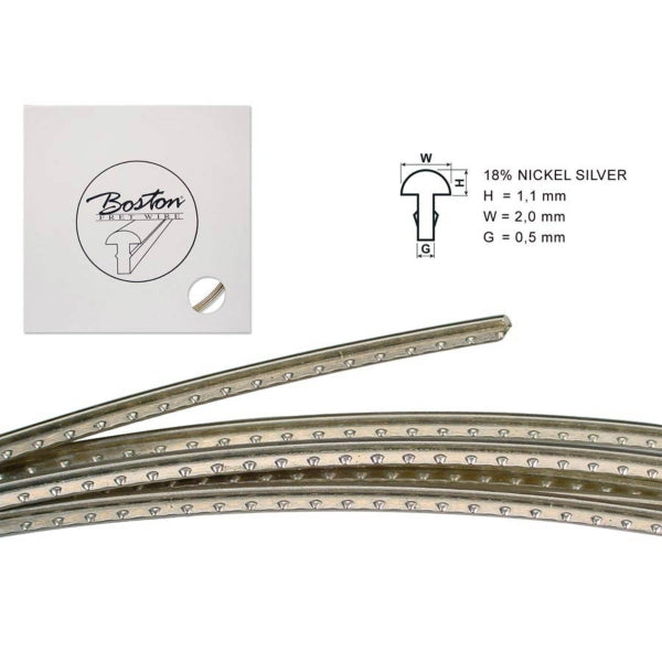 Boston Fret Wire 5 m - 6200 Vintage ST and TE