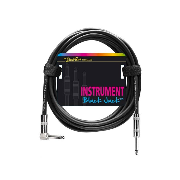 Boston Black Jack Instrument Cable 6.0 (str/ang)