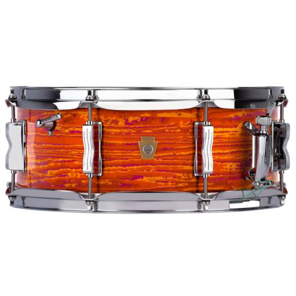 Ludwig LS908 Legacy Maple Jazz Fest Snare Drum - Mod Orange