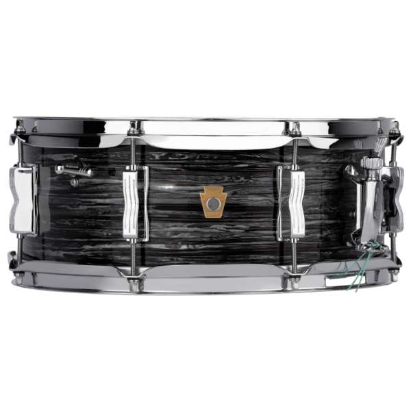 Ludwig LS908 Legacy Maple Jazz Fest Snare Drum - Vintage Black Oyster