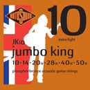 Rotosound JK10 Jumbo King Acoustic - Extra Light 10-50