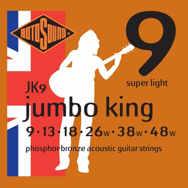 Rotosound JK9 Jumbo King Acoustic - Super Light 9-48
