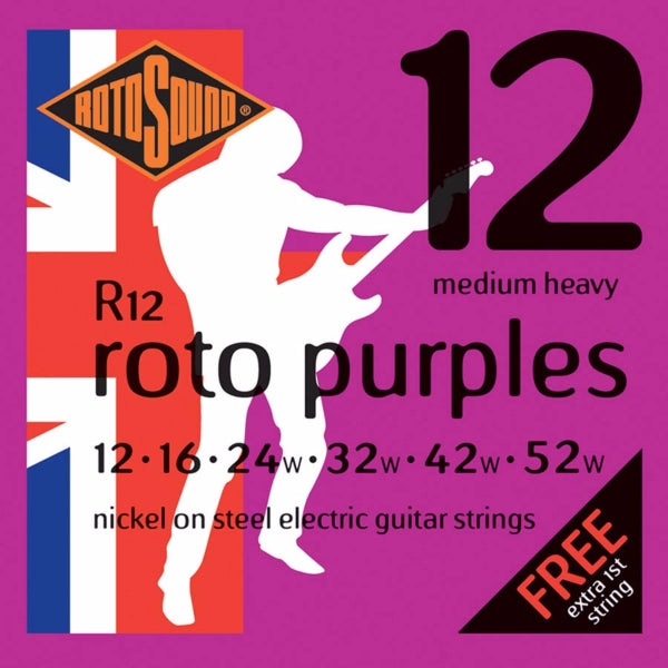 Rotosound R12 Roto Purples - Medium Heavy 12-52