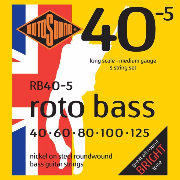 Rotosound RB40-5 Roto Bass 5-str - Nickel 40-125