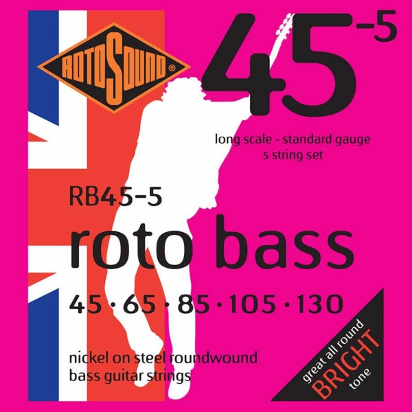 Rotosound RB45-5 Roto Bass 5-str - Nickel 45-130