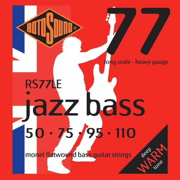 Rotosound RS77LE Jazz Bass Flat Wound - Heavy 50-110