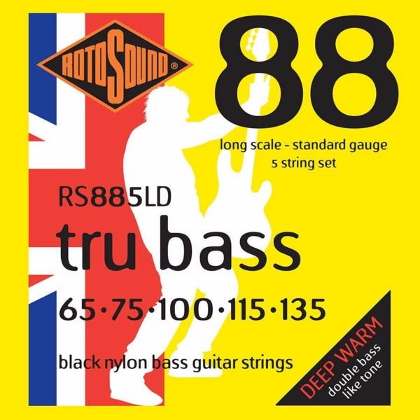Rotosound RS885LD Tru Bass Nylon Flatwound 5-str 65-135