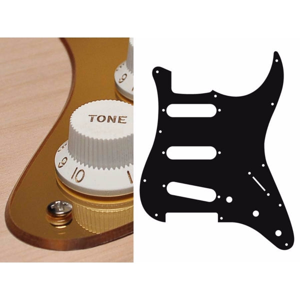 Boston ST-213 Pickguard Strat - Mirror Gold